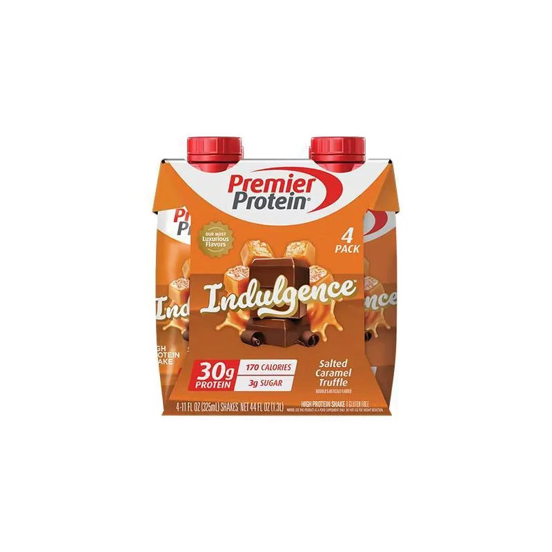 Premier Protein Indulgence 30g Protein Shake Salted Caramel Non-Caffeinated - 11oz/4pk