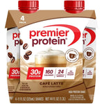 Premier Protein Nutritional Shake Café Latte Caffeinated - 11 fl oz/4pk