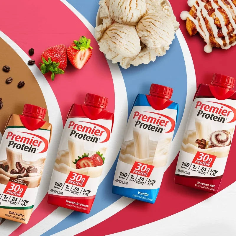 Premier Protein Nutritional Shake Cinnamon Roll Non-Caffeinated - 11 fl oz/4pk
