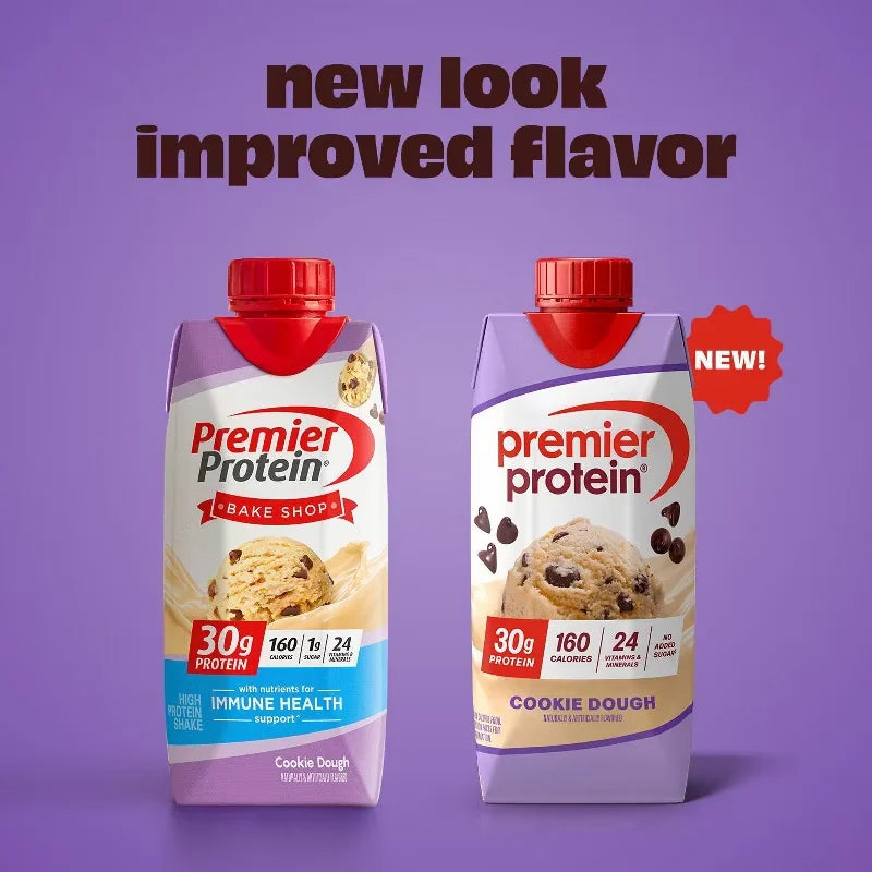 Premier Protein 30g Protein Shake Cookie Dough Non-Caffeinated - 44 fl oz/4pk