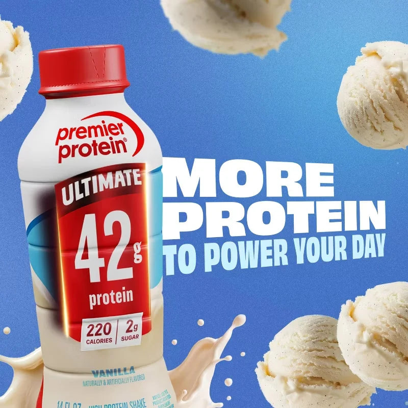 Premier Protein Ready To Drink Vanilla Whey Protein Shakes - 42g Protein - 4pk/14 fl oz