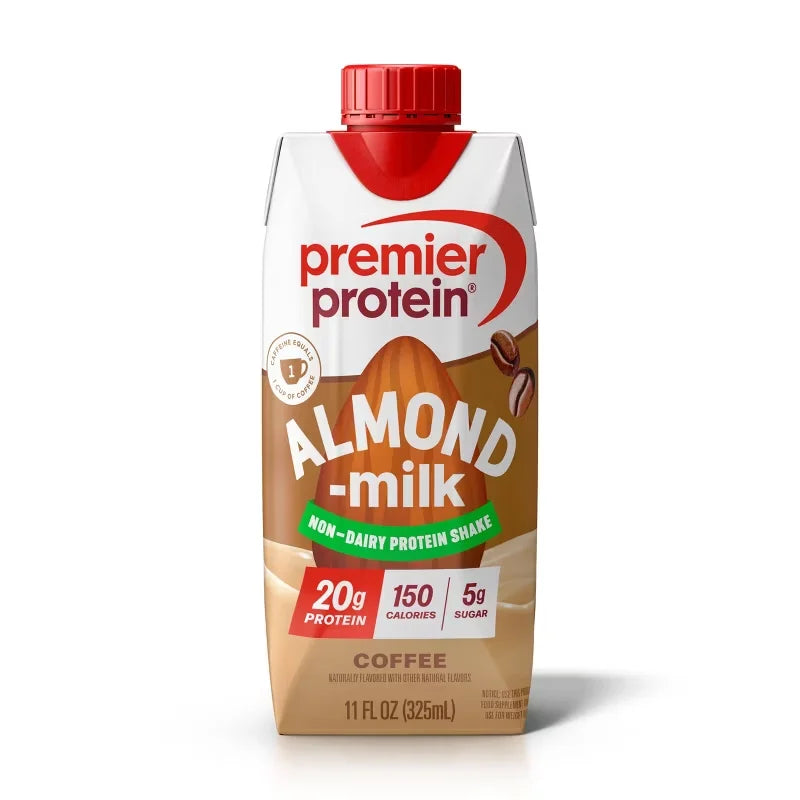 Premier Protein Almond Milk Non-Dairy Coffee Caffeinated Protein Shake - 11 fl oz/4pk