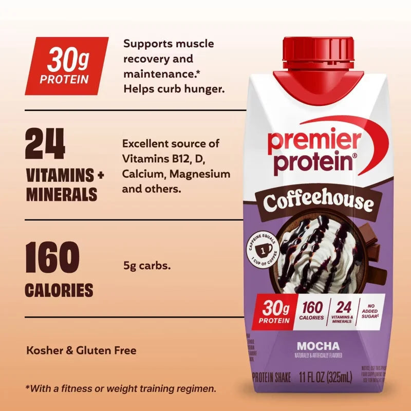 Premier Protein Mocha Ready to Drink Protein Shake - 4pk/44 fl oz