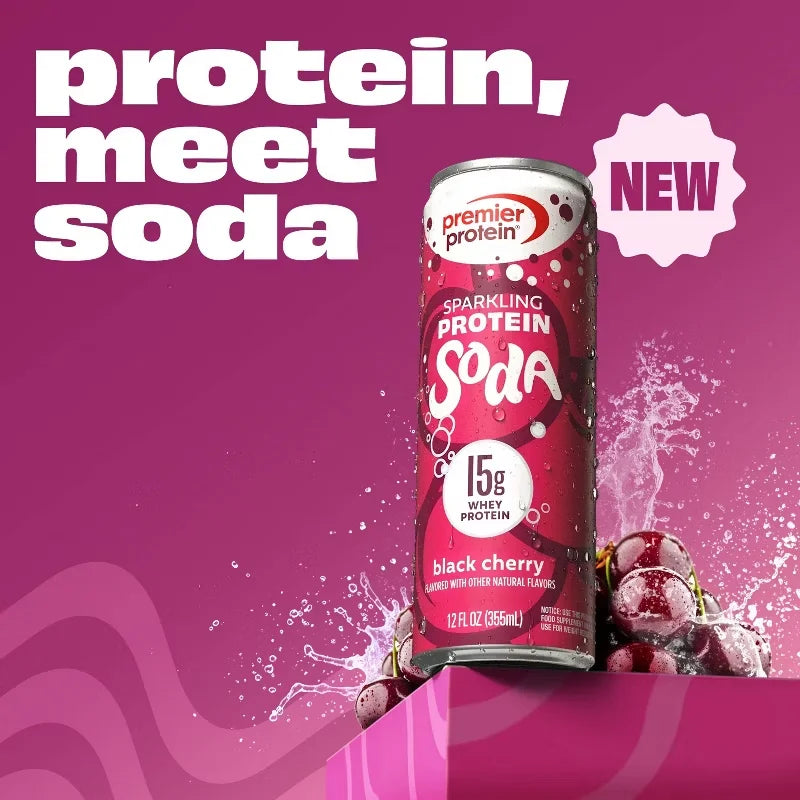 Premier Protein Ready To Drink Black Cherry Protein Shakes - 15g Protein - 4pk/ 12 fl oz